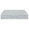 vidaXL Estante flotante pared 4 uds MDF gris hormig&oacute;n 23x23,5x3,8 cm