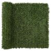 vidaXL Cerca Artificial Verde claro 1 x 10 m PVC y Acero