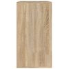 vidaXL Armario maquillaje madera contrachapada roble Sonoma 80x40x75cm