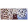 vidaXL Juego de lienzos flores en jarr&oacute;n multicolor 150x60 cm
