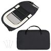 vidaXL Parque de perros plegable y bolsa transporte negro 125x125x61cm