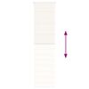 vidaXL Estor cebra beige m&aacute;rmol tejido ancho 50,9 cm poli&eacute;ster