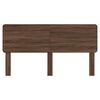 vidaXL Cabecero Roble Marr&oacute;n 200 cm Madera contrachapada
