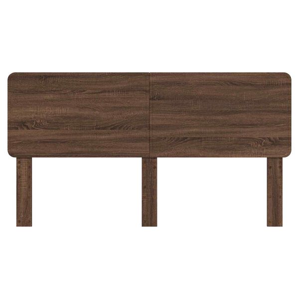 vidaXL Cabecero Roble Marr&oacute;n 200 cm Madera contrachapada