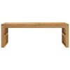 vidaXL Mesa de centro madera maciza de teca 110x35x38 cm