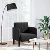 vidaXL Sill&oacute;n con reposabrazos Terciopelo negro 54 cm