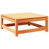 vidaXL Juego de sof&aacute;s de jard&iacute;n 6 pzas madera maciza pino marr&oacute;n cera