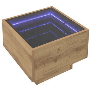 vidaXL Mesa de Caf&eacute; Roble artisan 40 x 40 x 30 cm Madera contrachapada