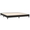 vidaXL Cama box spring con colch&oacute;n terciopelo negro 200x210 cm