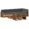 vidaXL Juegos de sof&aacute;s Madera de Acacia S&oacute;lida
