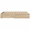 vidaXL Estructura de cama Marr&oacute;n 120 x 190 cm Madera contrachapada