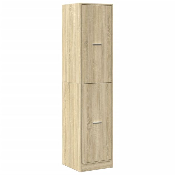 vidaXL Armario botiqu&iacute;n madera ingenier&iacute;a roble Sonoma 40x41x174,5 cm