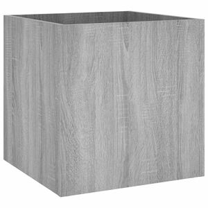 vidaXL Jardinera Sonoma gris 40x40x40 cm madera de ingenier&iacute;a