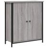 vidaXL Aparador de madera de ingenier&iacute;a gris Sonoma 70x30x80 cm