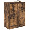 vidaXL Aparador roble ahumado 57x34x76 cm madera de ingeniería