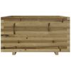 vidaXL Jardinera madera de pino impregnada 90x90x49,5 cm