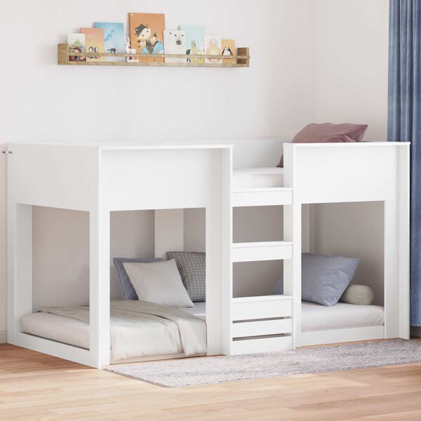 vidaXL Cama Litera para Ni&ntilde;os 75 x 190 cm Madera de ingenier&iacute;a