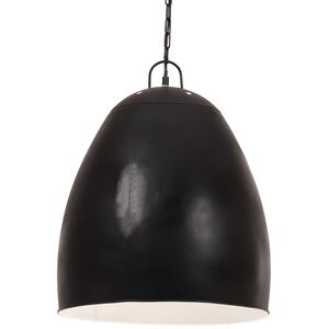 vidaXL L&aacute;mpara colgante industrial redonda negra 25 W 42 cm E27