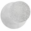 vidaXL Alfombra de pelo corto suave lavable HUARTE gris &Oslash; 80 cm