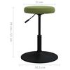 vidaXL Silla de comedor de terciopelo verde claro