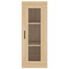 vidaXL Armario de pared roble Sonoma 34,5x34x90 cm