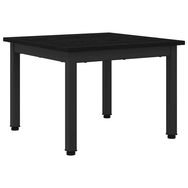 vidaXL Mesa de Caf&eacute; Roble Negro 50 x 50 x 36 cm Madera de ingenier&iacute;a