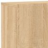 vidaXL Muebles de TV de pared 5 pzas madera de ingenier&iacute;a roble Sonoma