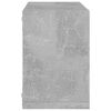 vidaXL Estantes cubo de pared 4 unidades gris hormig&oacute;n 22x15x22 cm