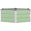 vidaXL Jardinera Verde Pastel 129 x 129 x 45 cm Acero
