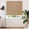 vidaXL Estor enrollable con cortinas Naturaleza 140 x 160 cm Bamb&uacute;