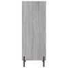 vidaXL Aparador de madera de ingenier&iacute;a gris Sonoma 34,5x32,5x90 cm