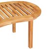vidaXL Mesa de centro de madera maciza de teca 90x50x45 cm
