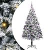 vidaXL &Aacute;rbol de Navidad artificial 210 cm PVC y Acero y Pl&aacute;stico