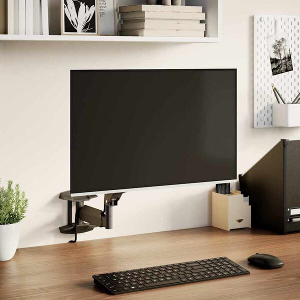 vidaXL Soporte de pared para monitor máximo 27'' resorte de gas 10 kg