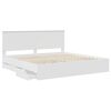 vidaXL Estructura de cama con caj&oacute;n 200 x 200 cm Madera Ingenieril