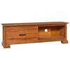 vidaXL Mueble para TV de madera maciza de teca 112x30x37 cm