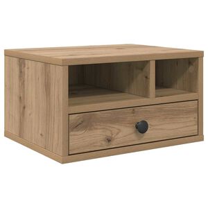 vidaXL Soporte para Impresora Roble artisan 40 x 32 x 24 cm