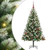 vidaXL &Aacute;rbol de Navidad Artificial con Nieve Esponjosa y Plegable