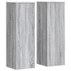 vidaXL Soportes para plantas 2 uds madera gris Sonoma 33x33x100 cm
