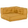 vidaXL Sof&aacute; modular de tela amarillo 70x70x54