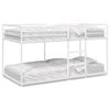 vidaXL Litera sin colch&oacute;n acero blanco 100x190 cm