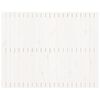 vidaXL Cabecero de cama de pared madera maciza pino blanco 140x3x110cm