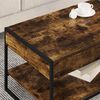 vidaXL Mesa de Caf&eacute; Roble Humo 80 x 50 x 40 cm Madera contrachapada