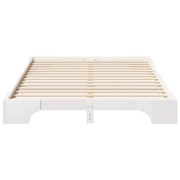 vidaXL Estructura de cama 140 x 210 cm Madera de pino macizo