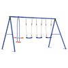 vidaXL Juego de Columpios Exterior Multicolor 330 x 185 x 185 cm