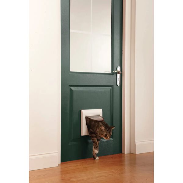 PetSafe Gatera 4 posiciones con tunel Classic 917 blanca 5030