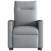 vidaXL Sill&oacute;n reclinable elevable de tela gris claro