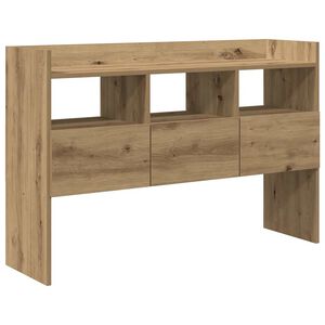 vidaXL Aparador madera contrachapada roble artisian 105x30x70 cm