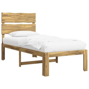vidaXL Estructura de Cama Individual con Cabecera ROSTOCK Blanco