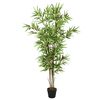 vidaXL &Aacute;rbol de bamb&uacute; artificial con 828 hojas verde 150 cm